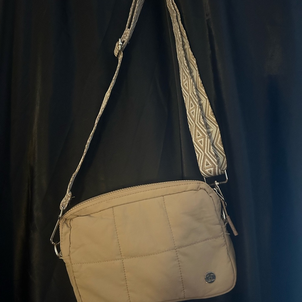 Stylish Beige Crossbody Bag